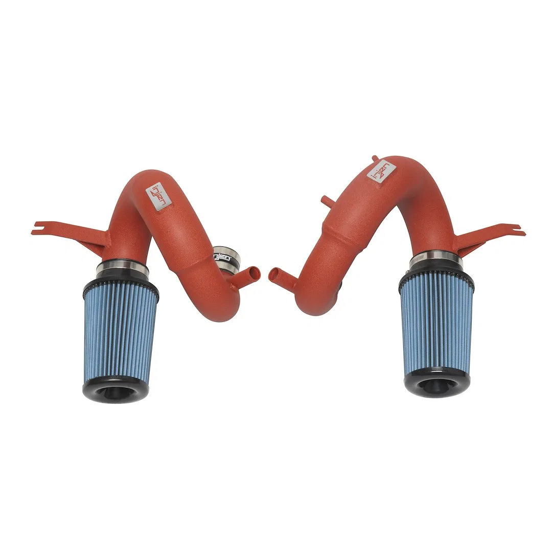 SP1350WR – INJEN Cold Air Intake, Wrinkled Red Aluminum Tube Blue Filter
